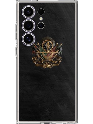 TechTree Samsung Galaxy S24 Ultra Uyumlu Osmanlı Tuğrası Detaylı Baskılı Silikon Kılıf