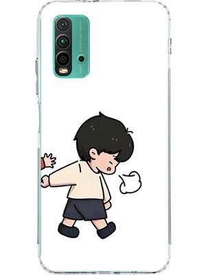 TechTree Redmi 9t-Poco M3 Uyumlu Zorla Götürülen Sevgili - Çift Kombini Baskılı Silikon Kılıf