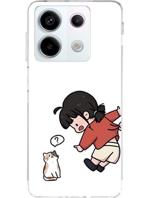 TechTree Redmi Note 13 Pro 5g Uyumlu Zorla Çekiştirilen Sevgili - Çift Kombini Baskılı Silikon Kılıf