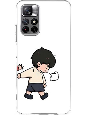 TechTree Redmi 10 Uyumlu Zorla Götürülen Sevgili - Çift Kombini Baskılı Silikon Kılıf