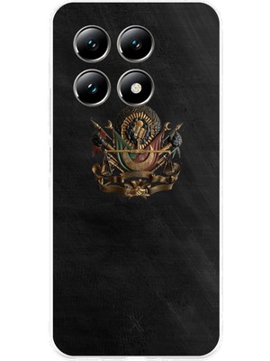 TechTree Xiaomi Mi 14T Uyumlu Osmanlı Tuğrası Detaylı Baskılı Silikon Kılıf