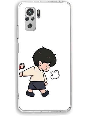 TechTree Redmi Note 10 / 10S Uyumlu Zorla Götürülen Sevgili - Çift Kombini Baskılı Silikon Kılıf