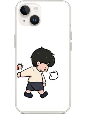 TechTree iPhone 14 Plus Uyumlu Zorla Götürülen Sevgili - Çift Kombini Baskılı Silikon Kılıf