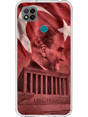 TechTree Redmi 9c / 10A Uyumlu Atatürk Portresi ve Anıtkabir Baskılı Silikon Kılıf