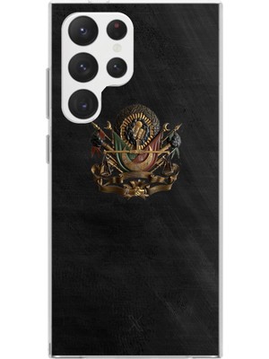 TechTree Samsung Galaxy S22 Ultra Uyumlu Osmanlı Tuğrası Detaylı Baskılı Silikon Kılıf