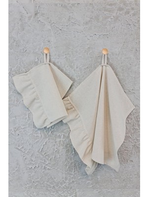 Cotton Maison Kurulama Bezi Fırfırlı Retro 2 Li