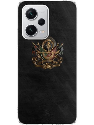 TechTree Redmi Note 12 Pro Plus Uyumlu Osmanlı Tuğrası Detaylı Baskılı Silikon Kılıf