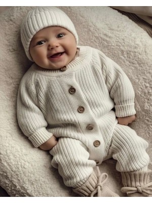 Bereli Triko Tulum 2 Li Set Likralı