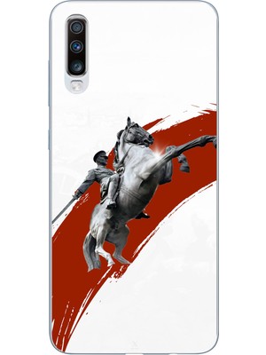 TechTree Samsung Galaxy A50-A30S Uyumlu Şaha Kalkmış At Detaylı Atatürk  Baskılı Silikon Kılıf