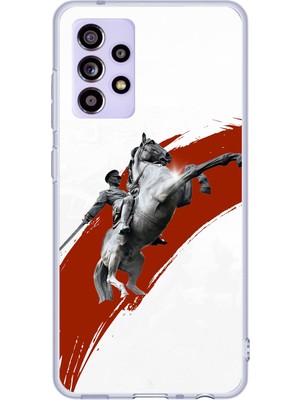 TechTree Samsung Galaxy A52-A52S Uyumlu Şaha Kalkmış At Detaylı Atatürk  Baskılı Silikon Kılıf