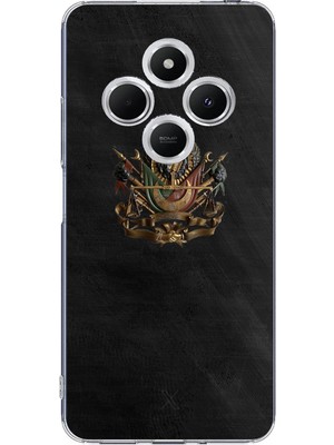 TechTree Redmi 14C Uyumlu Osmanlı Tuğrası Detaylı Baskılı Silikon Kılıf