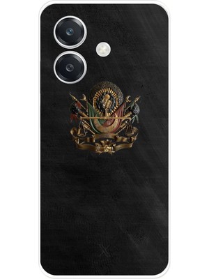 TechTree Oppo A3 Uyumlu Osmanlı Tuğrası Detaylı Baskılı Silikon Kılıf