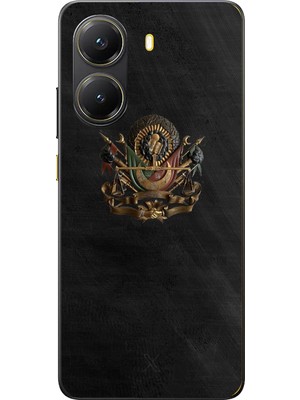 TechTree Poco X7 Pro Uyumlu Osmanlı Tuğrası Detaylı Baskılı Silikon Kılıf