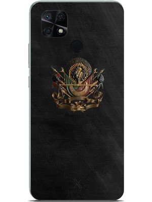 TechTree Redmi 10C - Poco C40 Uyumlu Osmanlı Tuğrası Detaylı Baskılı Silikon Kılıf