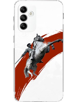 TechTree Samsung Galaxy A05S Uyumlu Şaha Kalkmış At Detaylı Atatürk  Baskılı Silikon Kılıf