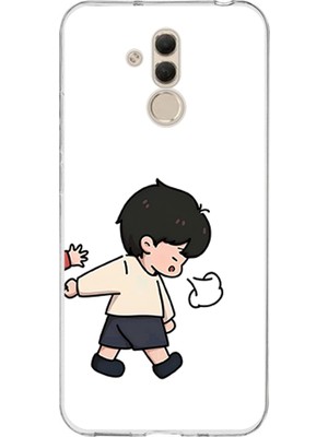 TechTree Huawei Mate 20 Lite Uyumlu Zorla Götürülen Sevgili - Çift Kombini Baskılı Silikon Kılıf