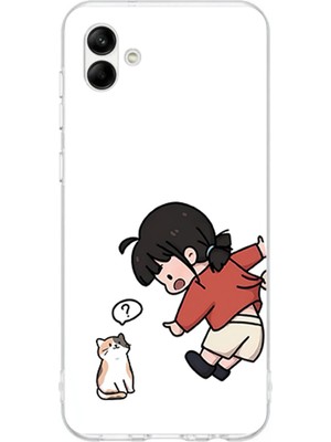 TechTree Samsung Galaxy A06 Uyumlu Zorla Çekiştirilen Sevgili - Çift Kombini Baskılı Silikon Kılıf