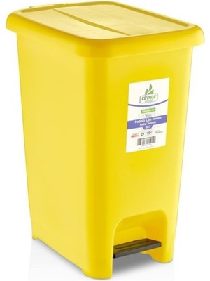 Özbience 30 Lt Renkli Slim Pedallı Çöp Kovası, Pratik ve Şık Tasarım