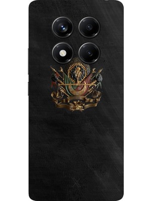 TechTree Redmi Note 14 Pro 5g Uyumlu Osmanlı Tuğrası Detaylı Baskılı Silikon Kılıf