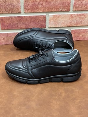 Umut Ayakkabı Lisans Hakiki Deri Ortopedik Eva Taban Hafif Yumuşak Erkek Ayakkabı