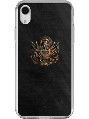 TechTree iPhone Xr Uyumlu Osmanlı Tuğrası Detaylı Baskılı Silikon Kılıf