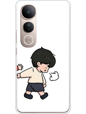 TechTree Vivo V50 Lite Uyumlu Zorla Götürülen Sevgili - Çift Kombini Baskılı Silikon Kılıf