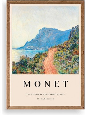 Marsilyan Monet Ahşap Çerçeveli Tablo 23 x 30