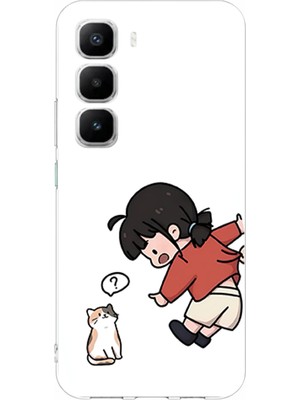 TechTree Infinix Hot 60 Pro Plus Uyumlu Zorla Çekiştirilen Sevgili - Çift Kombini Baskılı Silikon Kılıf