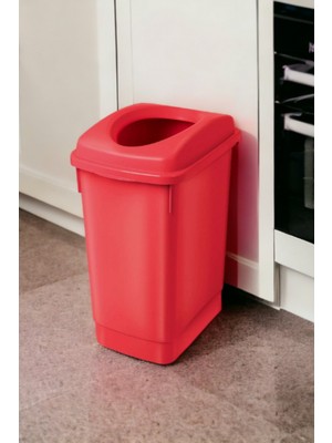 Özbience Kırmızı 27 Litre Banyo ve Otel Atık Kutusu, Geri Dönüşüm Kutusu