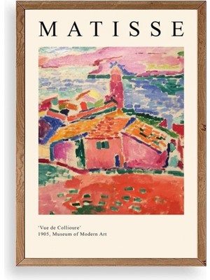 Marsilyan Henri Matisse Ahşap Çerçeveli Tablo 30 x 42