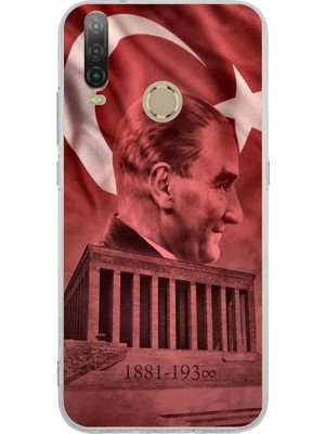 TechTree General Mobile Gm 10 Uyumlu Atatürk Portresi ve Anıtkabir Baskılı Silikon Kılıf