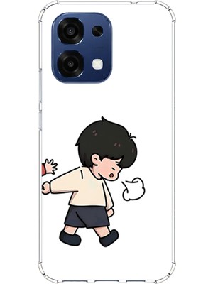 TechTree Oppo A6 Pro Uyumlu Zorla Götürülen Sevgili - Çift Kombini Baskılı Silikon Kılıf