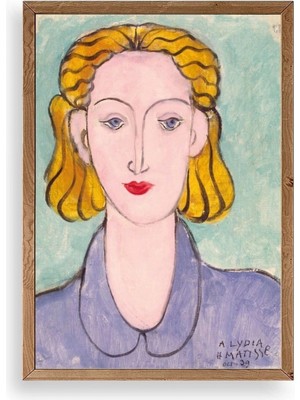 Marsilyan Henri Matisse Ahşap Çerçeveli Tablo 23 x 30