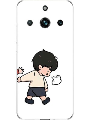 TechTree Realme 11 Pro-11 Pro Plus Uyumlu Zorla Götürülen Sevgili - Çift Kombini Baskılı Silikon Kılıf