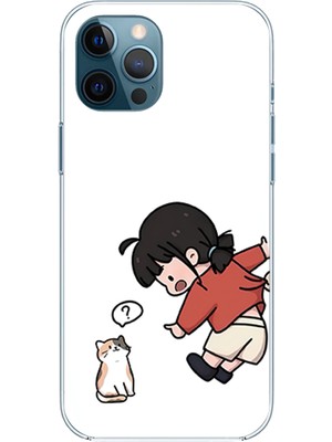 TechTree iPhone 12 Pro Max Uyumlu Zorla Çekiştirilen Sevgili - Çift Kombini Baskılı Silikon Kılıf