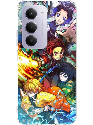 TechTree Redmi 15 4g Uyumlu Demon Slayer Efsanesi:iblis Avcıları Baskılı Silikon Kılıf