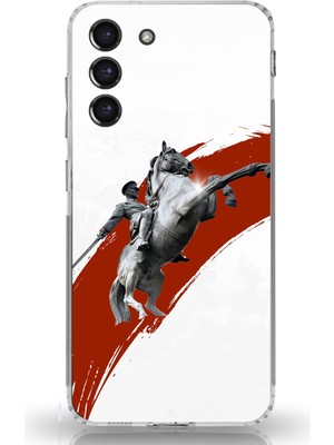 TechTree Samsung Galaxy S21 Fe Uyumlu Şaha Kalkmış At Detaylı Atatürk  Baskılı Silikon Kılıf