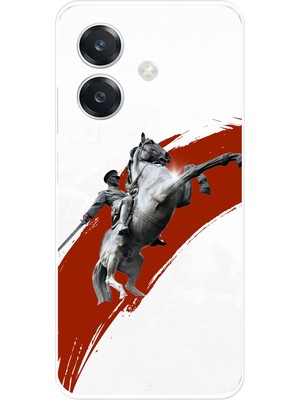 TechTree Oppo A3 Uyumlu Şaha Kalkmış At Detaylı Atatürk  Baskılı Silikon Kılıf