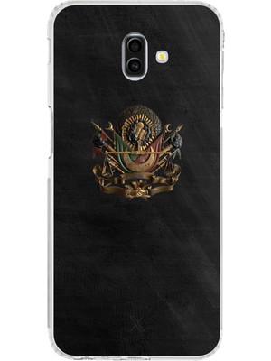 TechTree Samsung Galaxy J6 Plus Uyumlu Osmanlı Tuğrası Detaylı Baskılı Silikon Kılıf