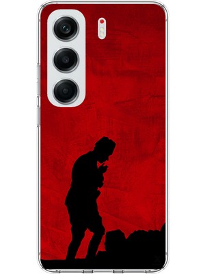 TechTree Tecno Camon 40 Pro Uyumlu Gölge ve Siluet Detaylı Atatürk Baskılı Silikon Kılıf