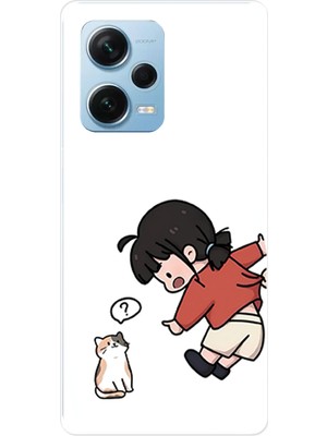 TechTree Redmi Note 12 Pro 5g Uyumlu Zorla Çekiştirilen Sevgili - Çift Kombini Baskılı Silikon Kılıf