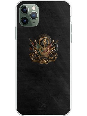 TechTree iPhone 11 Pro Max Uyumlu Osmanlı Tuğrası Detaylı Baskılı Silikon Kılıf