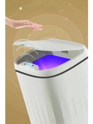 Özbience Sensörlü Akıllı Çöp Kovası Işık ve Koku Engelleyici, Ofis, Banyo, Mutfak