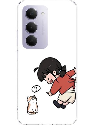 TechTree Redmi 15 4g Uyumlu Zorla Çekiştirilen Sevgili - Çift Kombini Baskılı Silikon Kılıf