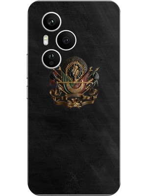 TechTree Honor 400 Pro Uyumlu Osmanlı Tuğrası Detaylı Baskılı Silikon Kılıf