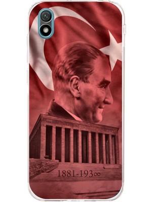 TechTree Huawei Y5 2019 - Honor 8s Uyumlu Atatürk Portresi ve Anıtkabir Baskılı Silikon Kılıf