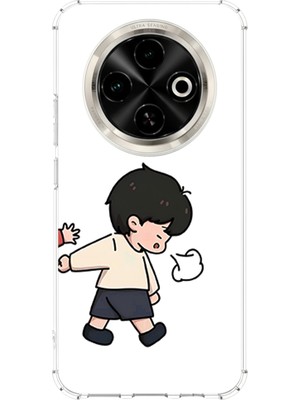 TechTree Tecno Spark 30C Uyumlu Zorla Götürülen Sevgili - Çift Kombini Baskılı Silikon Kılıf