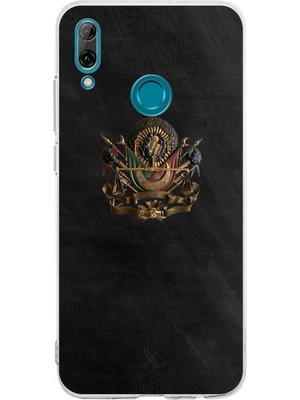 TechTree Huawei P Smart 2019 Uyumlu Osmanlı Tuğrası Detaylı Baskılı Silikon Kılıf