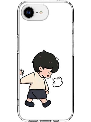 TechTree iPhone 16E Uyumlu Zorla Götürülen Sevgili - Çift Kombini Baskılı Silikon Kılıf