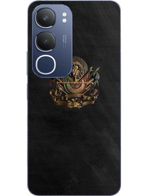 TechTree Vivo Y19S Uyumlu Osmanlı Tuğrası Detaylı Baskılı Silikon Kılıf